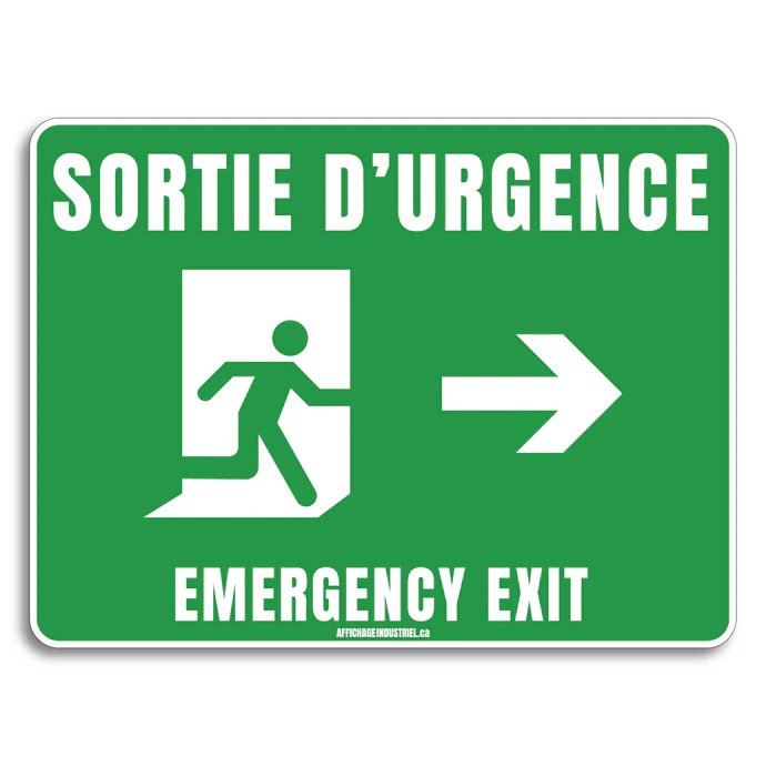 Sortie d'urgence - émonctoires